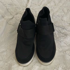 Nicole Miller wedge bootie sneakers